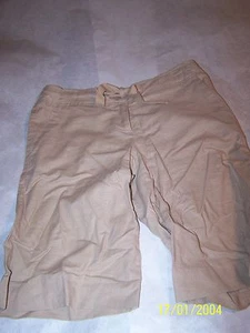 NWT Womens George Shorts New With Tags $14.57 tan Size 6 Ties in front 4 pockets - Picture 1 of 2