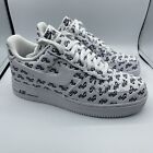Size 7.5 - Nike Air Force 1 Low '07 Qs All Over Logo White 2017