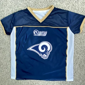 NFL Flag Football Los Angeles Rams Reversible Jersey Youth Extra Large - Picture 1 of 15