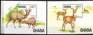 Ghana Briefmarke 931-932 - Gefährdete Arten - Bild 1 von 1
