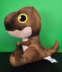 Jurassic World T Rex Dinosaur Stuffed Animal Brown 9” Plush Kohls Cares - Picture 1 of 5