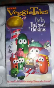 Christmas VeggieTales VHS Video Tape Big Idea's The Toy That Saved Xmas 1993 - Picture 1 of 5