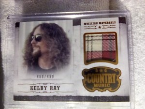 2014 Panini Country Music Musician Materials Kelby Ray Bronze #468/499.