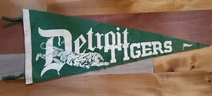Banderín de los Tigres de Detroit de 1940 raro - Imagen 1 de 5