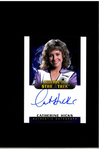MINT Catherine Hicks Auto STAR TREK VOYAGE HOME Autograph LA9 CHUCKY Rittenhouse