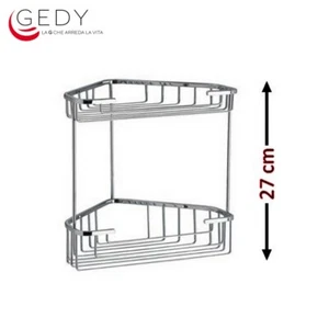 Angolare per doccia 2 ripiani H 27 cm - GEDY 2481 - Foto 1 di 1