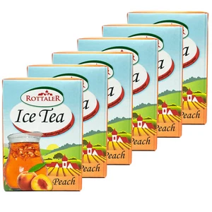 Rottaler Confezione 6 Tè Gelato Pesca Ice Tea Peach 0,5 Litri Con Tappo a Vite - Foto 1 di 7