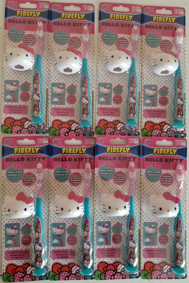 Firefly Hello Kitty Toothbrush With Suction Cap