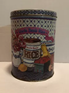 1987 UNCLE BEN'S RICE EMBROIDERY VEGETABLE COLLECTORS TIN - Picture 1 of 8