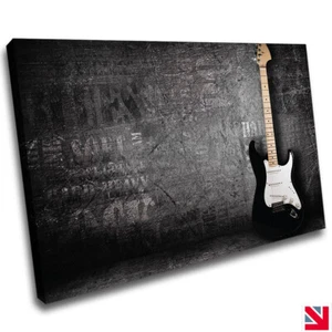 MUSIC GUITAR CANVAS Wall Art Picture Print - Picture 1 of 3