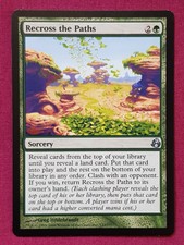 Magic The Gathering MORNINGTIDE RECROSS THE PATHS single green card MTG