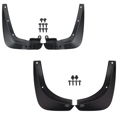 OEM NEW Front and Rear Splash Guards Mud Flaps Set Black 2012-2013 Kia Soul - Image 1 of 4