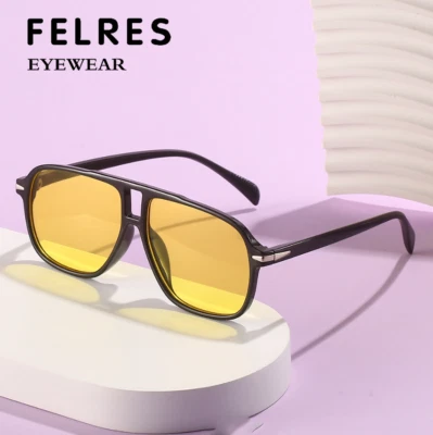  Retro Square 70s Sunglasses for Men Women Vintage Trendy Sun Glasses With UV400 - Image 1 of 4
