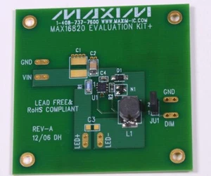 NEU Maxim MAX16820EVKIT (LED) Controller Evaluation Board für MAX16820 - Bild 1 von 3
