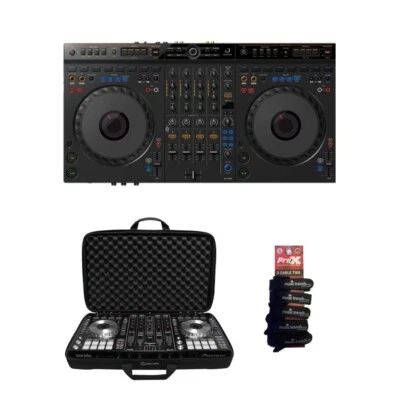 AlphaTheta DDJ-GRV6 4-channel performance DJ controller w/ Bag & Ties - Image 1 of 4