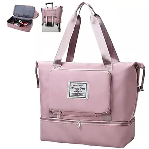 Handgepäck Tasche Reisetasche Faltbar Sporttasche Weekender Bag Umhängetasche# - Bild 1 von 11