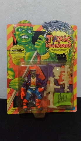 Bonehead Cabezotas Toxic Crusaders MOC by Sulc spanish Argentina not Troma 1990 Cover