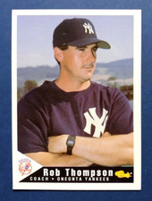 ROB THOMSON - Philadelphia Phillies Manager - 1994 Classic Oneonta Yankees Card
