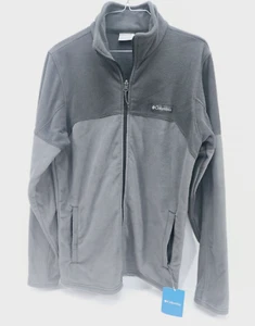 Men's Columbia Basin Trail III Gray Fleece Full Zip Jacket New w/Tags Size SMALL - Picture 1 of 3