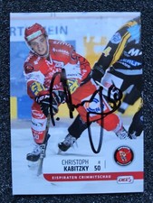 2018-2019 DEL2 #081 Christoph Kabitzky - Crimschau - Hanover - signed