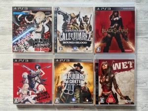 SONY PS3 No More Heroes & Call of Juarez & Blades of Time & Wet set from Japan - Picture 1 of 14