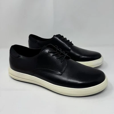Kenneth Cole The Mover Men's Black Leather Lace-Up Sneakers Size 10.5 - Image 1 of 4