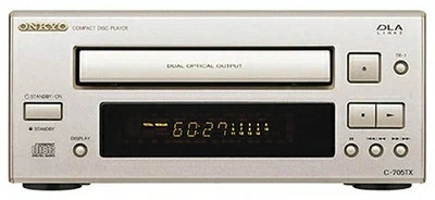 ONKYO C-705TX S CD PLAYER SILVER MADE IN JAPAN OPERATION CONFIRMED COMPACK DICK - Image 1 of 1