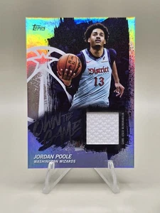 2025-26 Topps NBA Jordan Poole #OTGA-JP Rainbow Foil Game Used Relic Wizards - Picture 1 of 2
