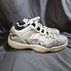 Talla 8 Air Jordan 11 Retro Piel de Serpiente Hueso Baja Luz - Imagen 1 de 9