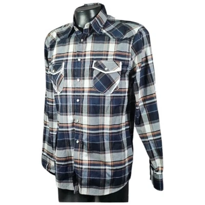 Plaid pearl snap button up - Image 1 of 3