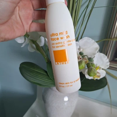 LATHER Ultra Mild Face Wash Extra Gentle Cleanser for Sensitive Skin 6 Fl Oz NEW - Image 1 of 4