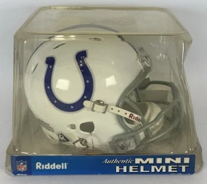 INDIANAPOLIS COLTS RIDDELL REVOLUTION 2002 MINI HELMET 3-5/8 *NEW* UNSIGNED - Picture 1 of 3