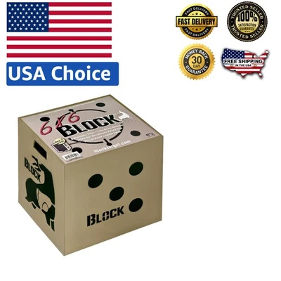 Alvo de arco e flecha bloco durável 18x18x16 com fácil remoção de flecha e design portátil - Imagem 1 de 2