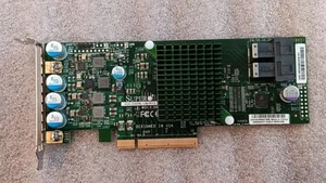 SuperMicro 12Gb/s 8-Ports PCIe x8 SAS Host Bus Adapter P/N: AOC-S3008L-L8e-RI13 - Picture 1 of 5