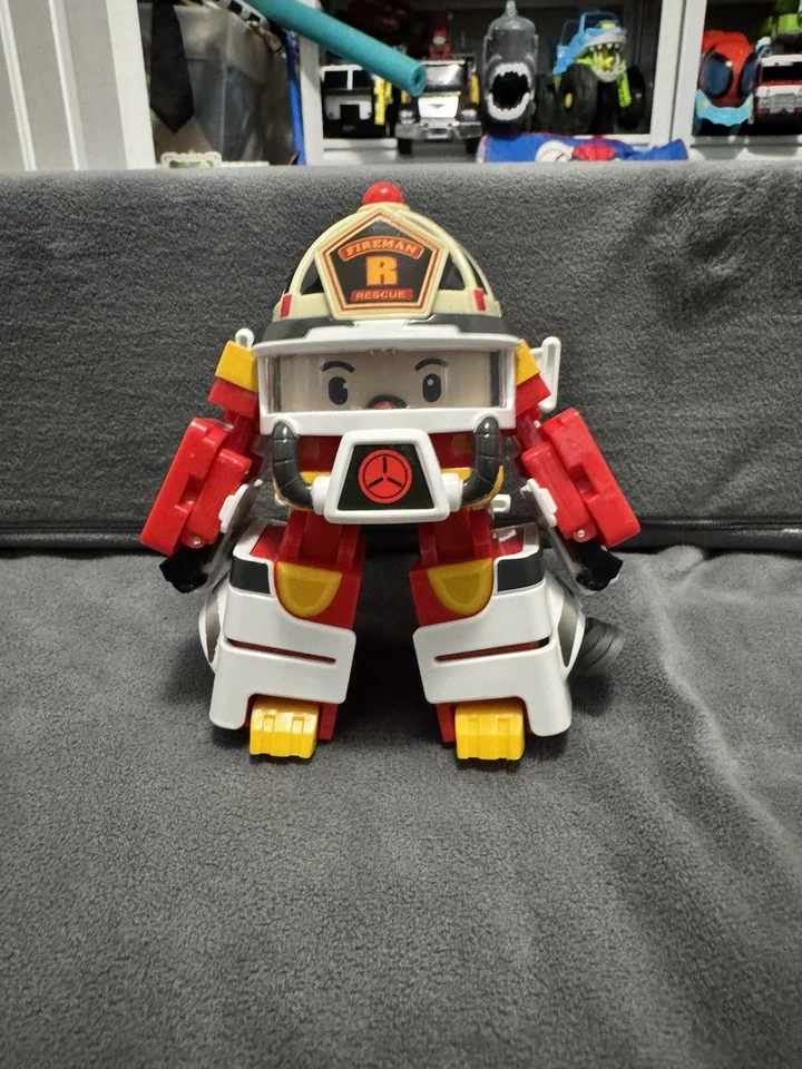 Robocar Poli Bombero Roy Astronauta Transformación Rescate Bot Juguete - Raro  Foto 1 de 1