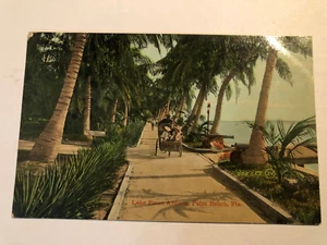 PALM BEACH FLORIDA FL LAKE FRONT AVENUE UNPOSTED DIVIDED BACK POSTCARD - Picture 1 of 2