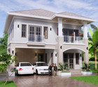 Custom House Plan 9x11 Meter 26x36 Feet 5 Beds 3 Baths Hip Roof (A4 Hard Copy)