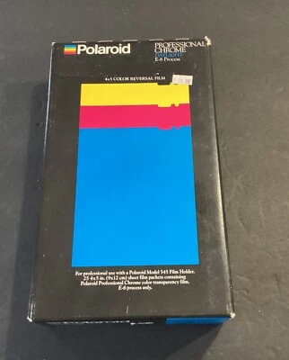 NOS NEW SEALED Polaroid Professional Chrome Daylight E-6 Process 4X5 Film Exp 87 - Image 1 of 4
