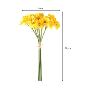 Preserved Flower 6 Pieces Narcissus Artificial Flowers For Family - Picture 1 of 11