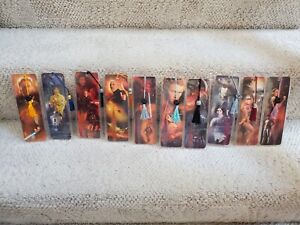 Star Wars Bookmark Collection Lot Of 10 w/ Tassels & Metal Character Beads!! New