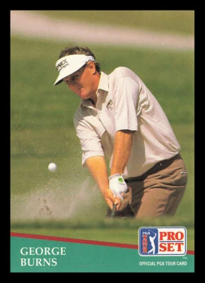 George Burns #169 1991 Pro Set PGA Tour - Image 1 of 2