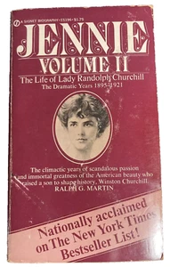 Jennie Life of Lady Randolph Churchill Vol 2 by Ralph G. Martin~1st Edition 1972 - Picture 1 of 6