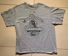 Chicago White Sox 2005 World Series Champions Lee USA T-Shirt L MLB Baseball