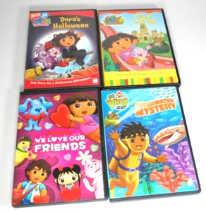 Lot Of 4 Dora The Explorer DVDs Nickelodeon Nick Jr Collection Adventures - Picture 1 of 10