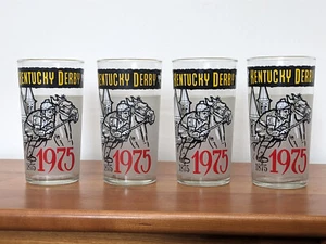 Vintage Lot 4 1975 Kentucky Derby offizielle Münze Julep Glas Churchill Downs - Bild 1 von 6