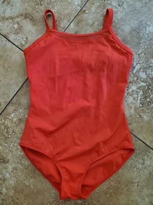 Bloch Leotard Dance Ballet Strappy Gymnastics Red Sz Girls 12 - Image 1 of 4