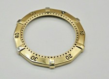 BEZEL for TAG HEUER mens 2000 series gold-plated