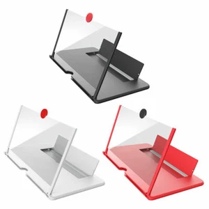 2024 Newest Version Cell Phone Screen Magnifier 3D Video Amplifier Stand Bracket - Picture 1 of 15