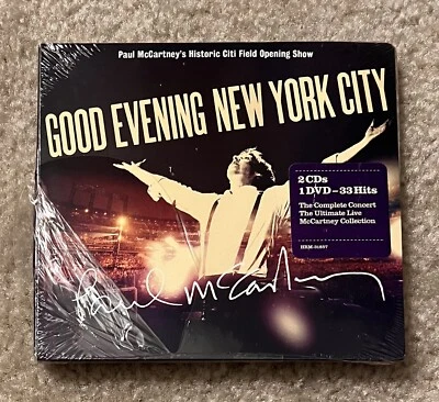 PAUL McCARTNEY - Good Evening New York City  2 CD w/ DVD - SEALED - Изображение 1 из 2