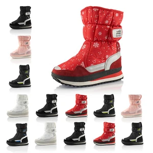 Neu Kinder Schneestiefel Winterschuhe Boots Warm Gefüttert 2135 Schuhe Gr. 28-35 - Bild 1 von 7